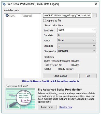 ansi serial terminal program windows