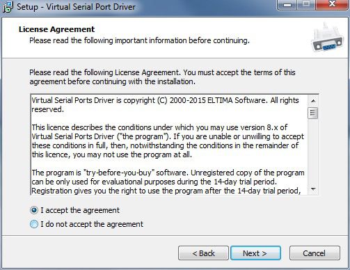 how to install virtual port driver of router